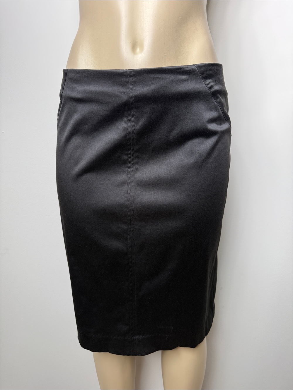 NY Collection Black Pencil Skirt